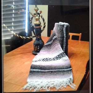 Lite purple Mexican beach blanket